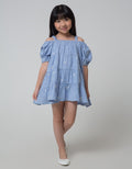 Little M Embroidered Flower Dress for Girls