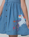 Little M Ruffle Unicorn Dress for Girls