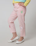 Little M Long Pants Jegging Twill Bordir Sebar Bunny