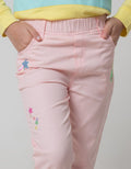 Little M Long Pants Jegging Twill Bordir Sebar Bunny