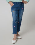 Little M Long Pants Jegging Bordir Bunga Lebah Sebar
