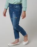 Little M Long Pants Jegging Bordir Bunga Lebah Sebar