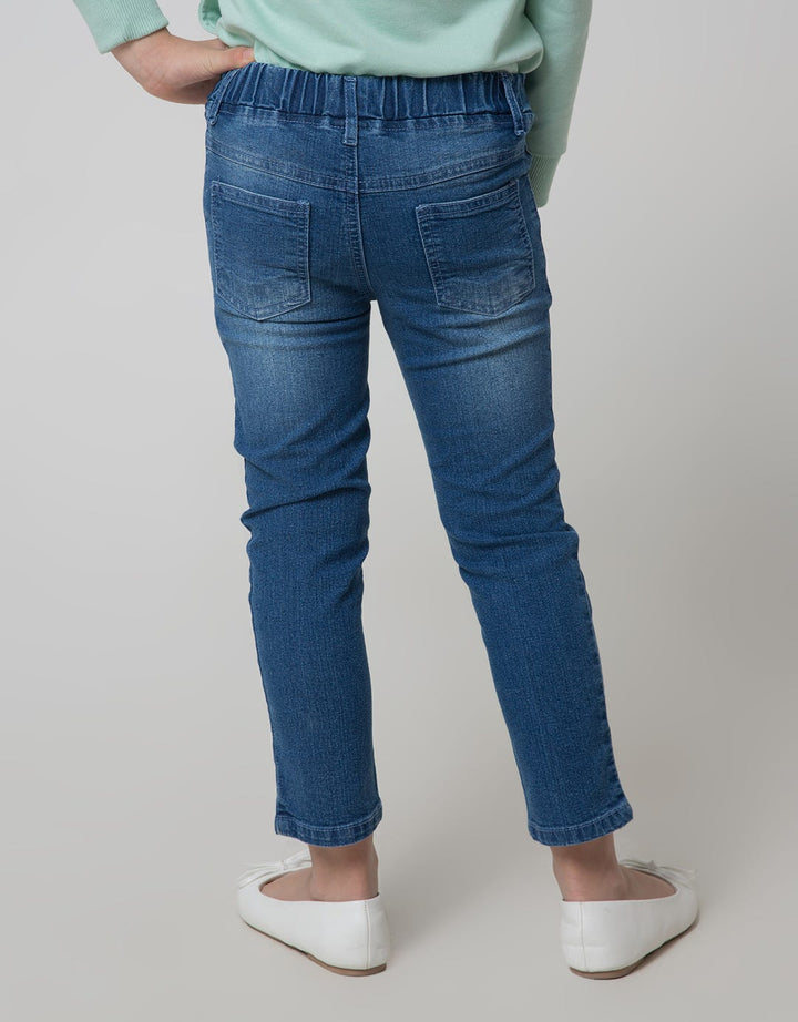 Little M Long Pants Jegging Bordir Bunga Lebah Sebar