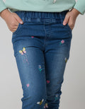 Little M Long Pants Jegging Bordir Bunga Lebah Sebar