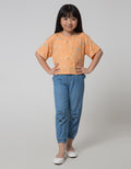Little M Ribbon Denim Jogger Anak Perempuan