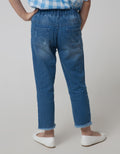 Little M Long Pants Denim Destroy