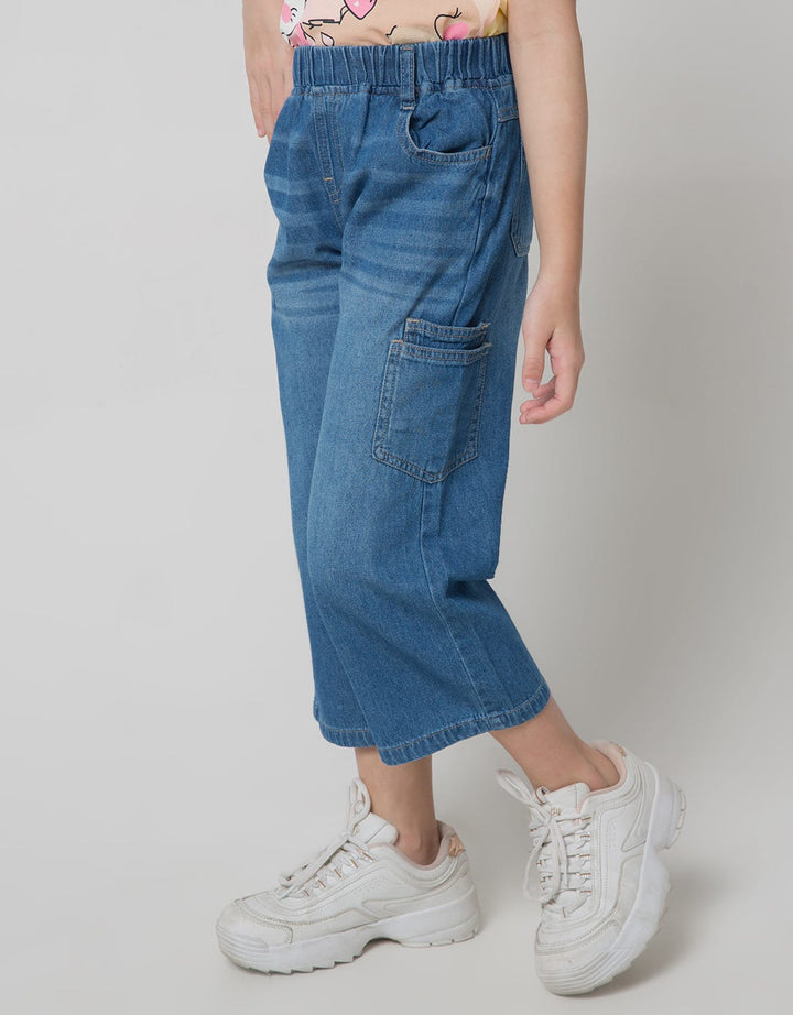 Little M Box Pocket Celana Denim Anak Perempuan