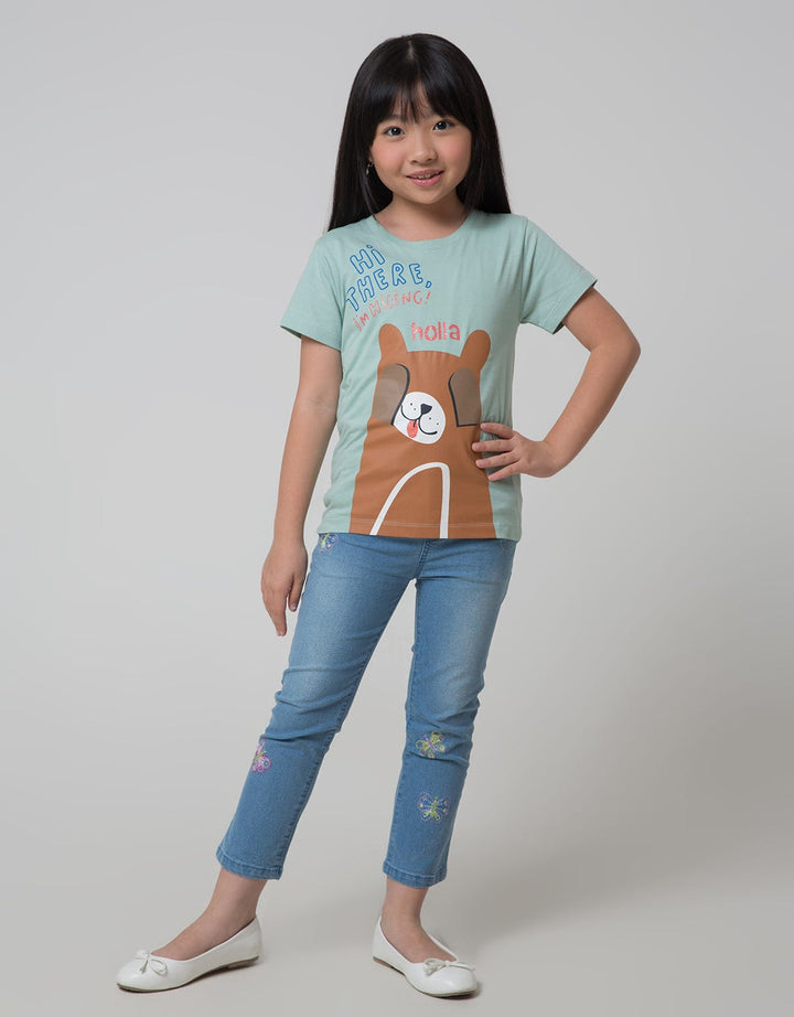 Little M Long Pants Jegging Bordir Butterfly
