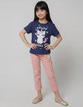 Little M Short Sleeve T-Shirt Anime Animal Cat