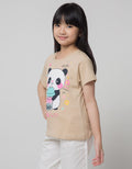 Little M Short Sleeve T-Shirt Anime Animal Panda