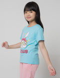 Little M Short Sleeve T-Shirt Print Anime Animal Rabbit