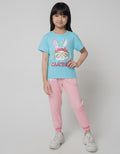 Little M Short Sleeve T-Shirt Print Anime Animal Rabbit