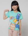 Little M Short Sleeve T-Shirt Anime Animal Friends