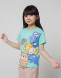 Little M Short Sleeve T-Shirt Anime Animal Friends