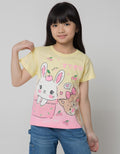 Little M Short Sleeve T-Shirt Anime Animal Cat N Rabbit