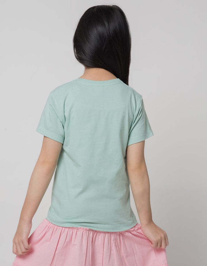 Little M Two Colors Girls T-Shirt