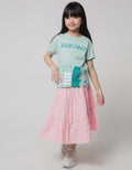 Little M Two Colors Girls T-Shirt