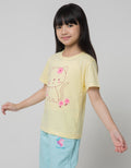 Little M Short Sleeve T-Shirt Print Colors Casual