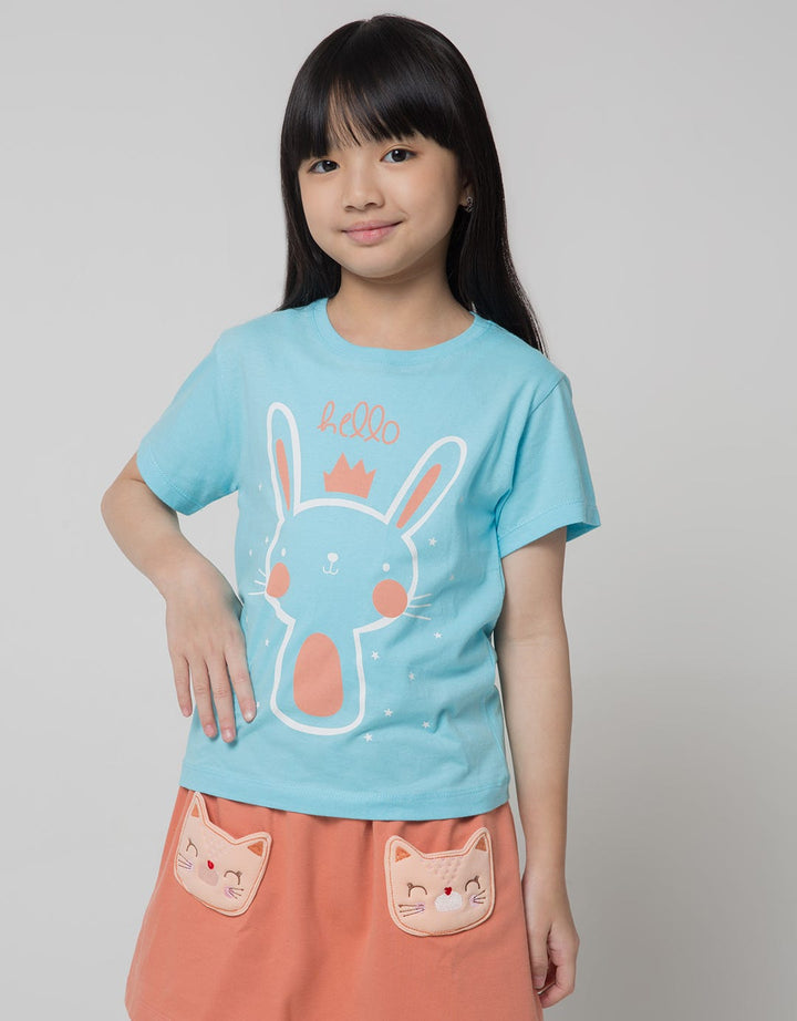 Little M Two Colors Kaos Anak Perempuan