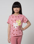 Little M Print Bunny Girls T-Shirt