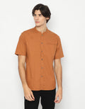 d&f Kemeja Koko Slub Elegan