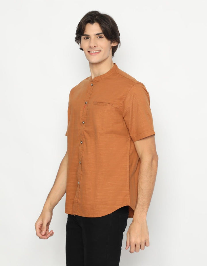 d&f Kemeja Koko Slub Elegan