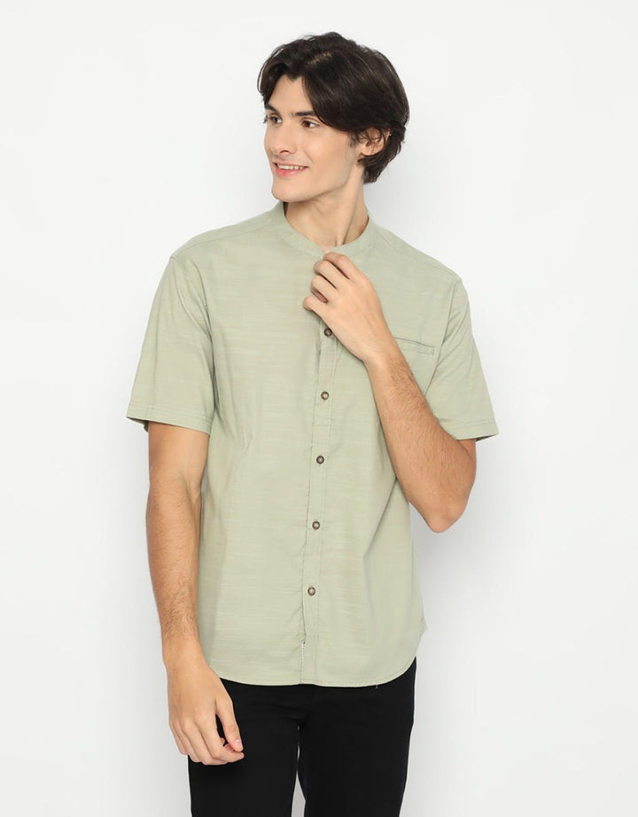 d&f Kemeja Koko Slub Comfort