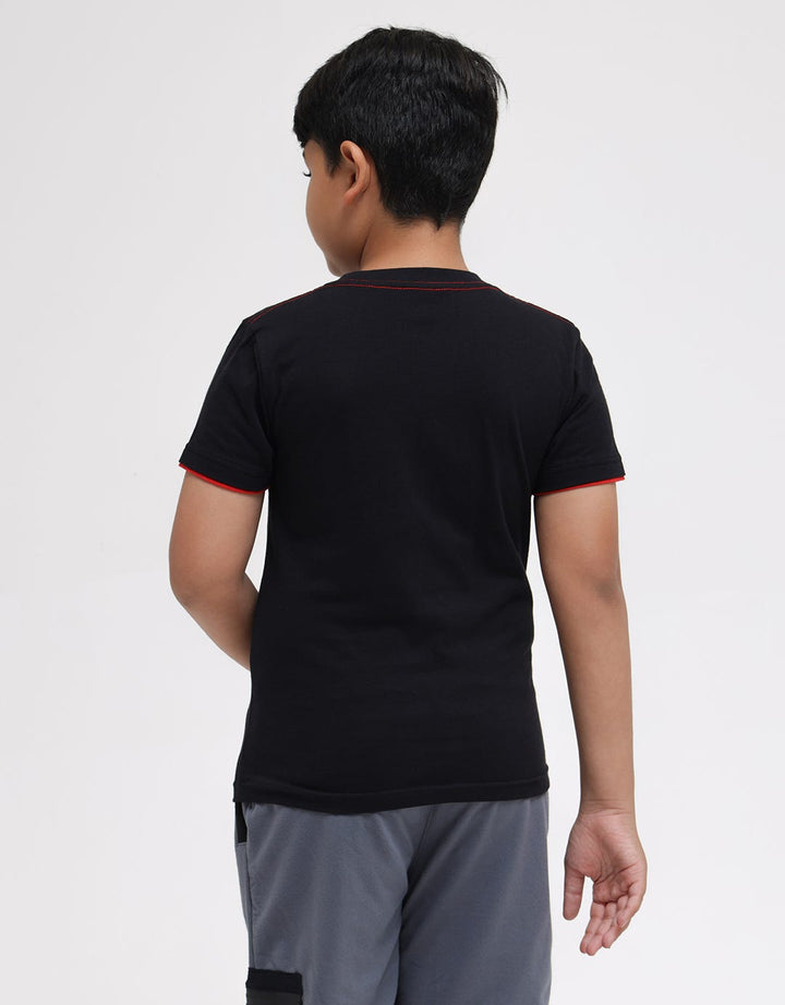 Marvel Short Sleeve T-Shirt Print Avenger Zipper