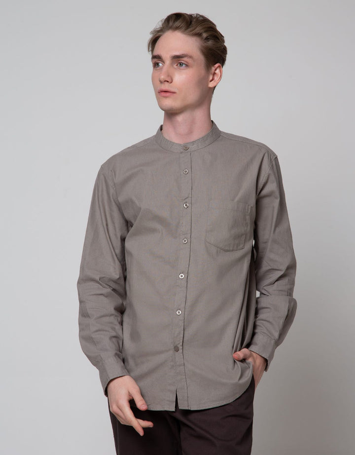 Details Linen Button Down Men's Shirt