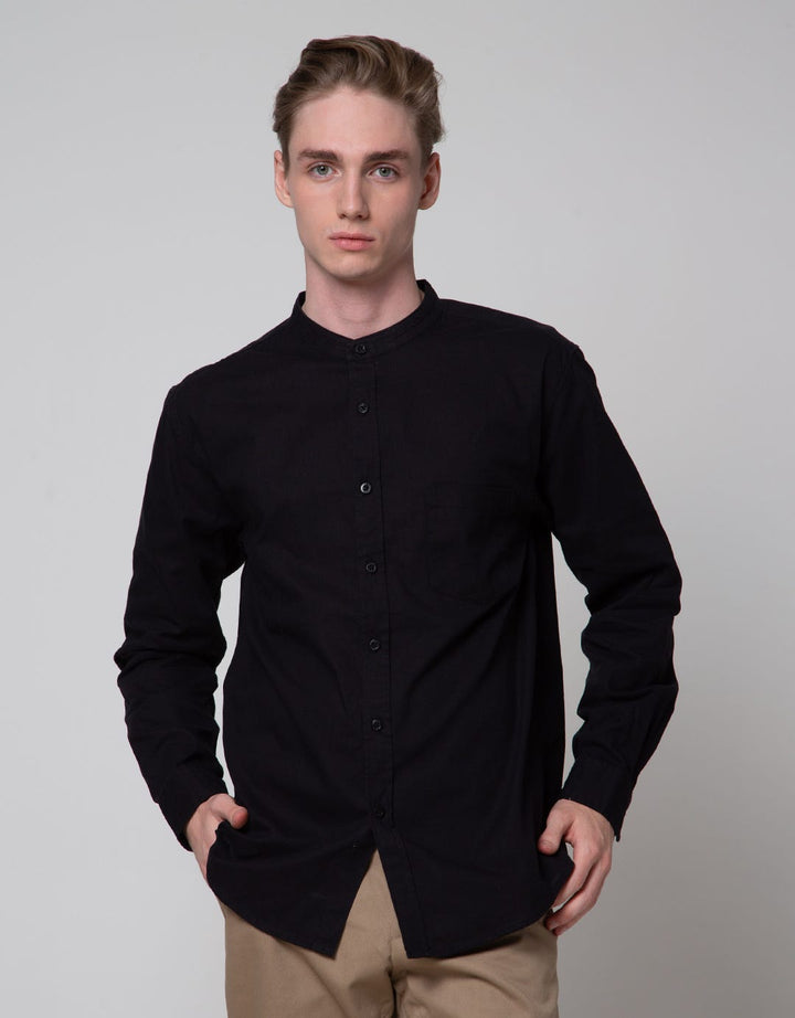 Details Linen Button Down Men's Shirt