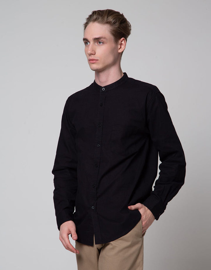 Details Linen Button Down Men's Shirt