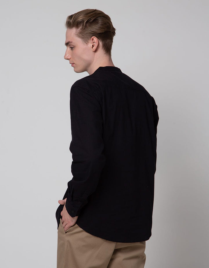 Details Linen Button Down Men's Shirt