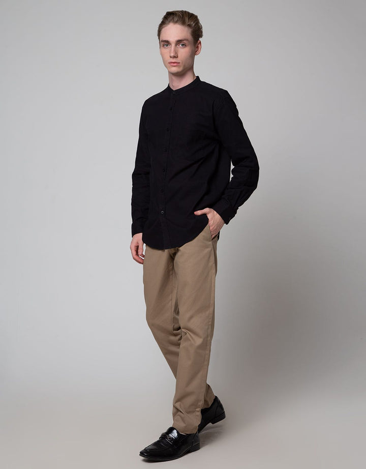 Details Linen Button Down Men's Shirt