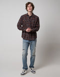 Details Yarndyed Flannel Kemeja Pria