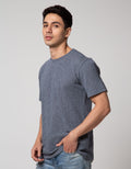 Details Texture Plain Kaos Pria