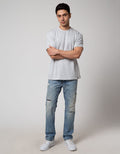 Details Texture Melange Men's T-shirt