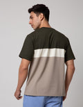 Details Neck Yarndyed Kaos Pria