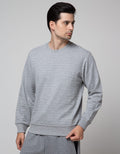 Men's Sweater Neck Texture Details