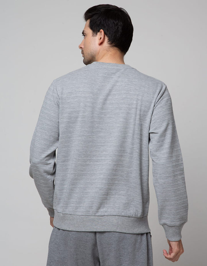 Men's Sweater Neck Texture Details
