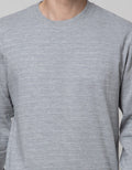 Men's Sweater Neck Texture Details
