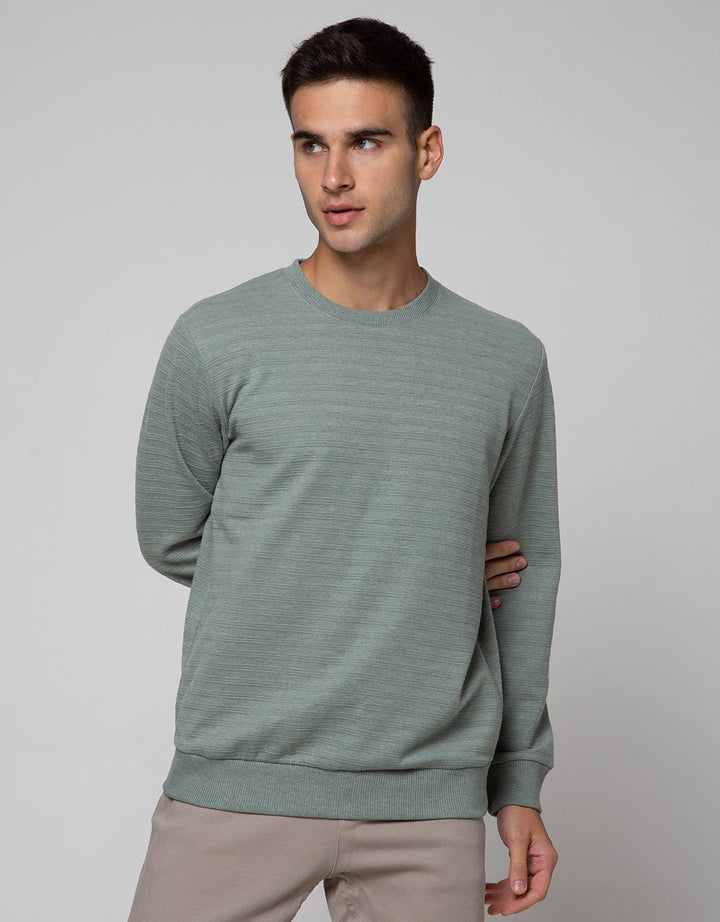 Men's Sweater Neck Texture Details