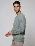 Men's Sweater Neck Texture Details