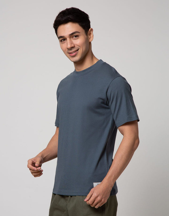Details Short Sleeve High Neck T-Shirt
