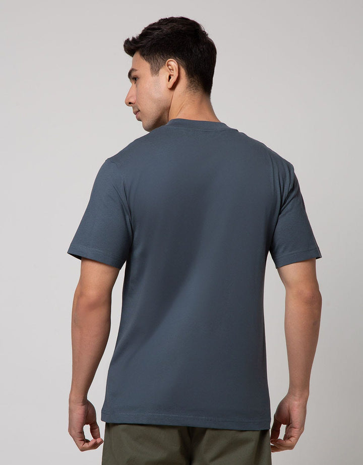 Details Short Sleeve High Neck T-Shirt