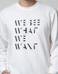 Details Sweatshirt Jumper Print Hd We See What We Want