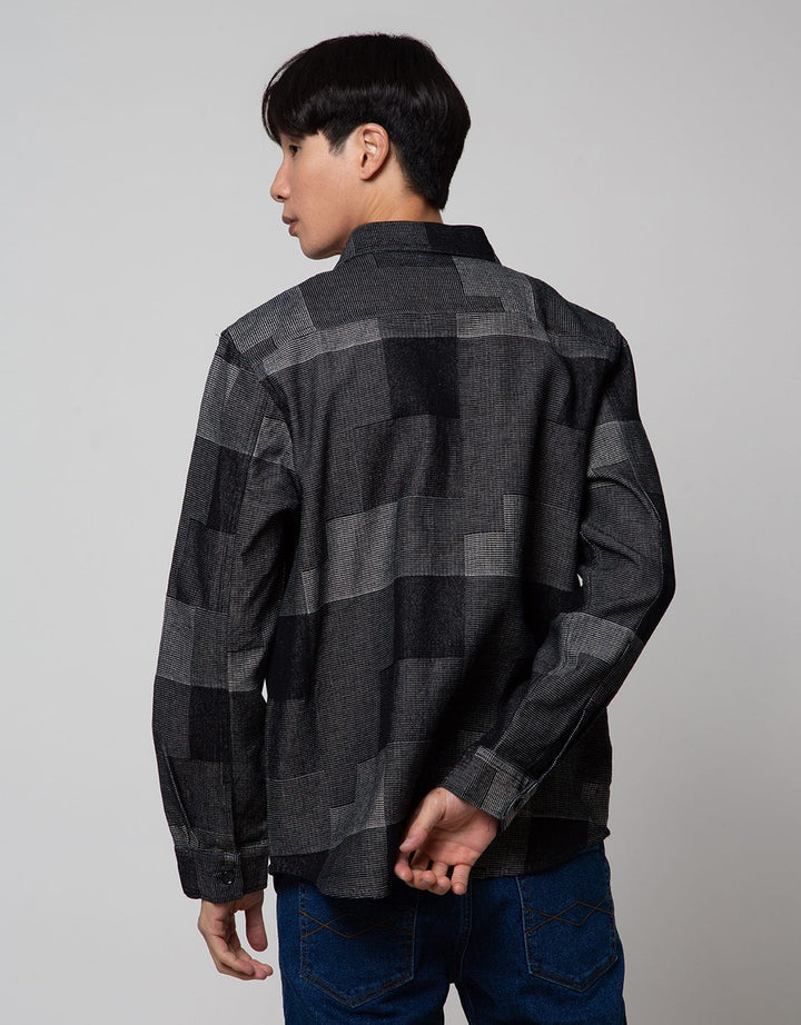 Details Checks Denim Jacket Men