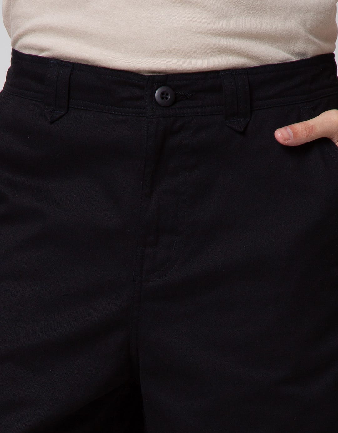 Details Crop Zipper Men's Shorts