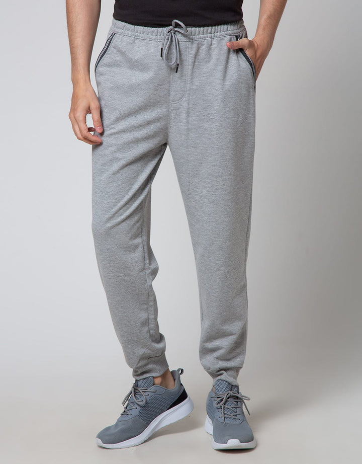 Details Drawstring Pitterband Celana Jogger Pria