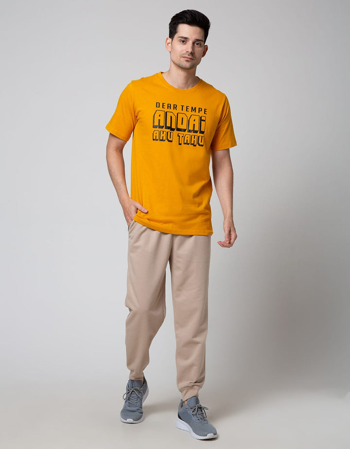 Details Drawstring Pitterband Celana Jogger Pria
