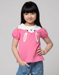 Little M Off Shoulder Kaos Anak Perempuan